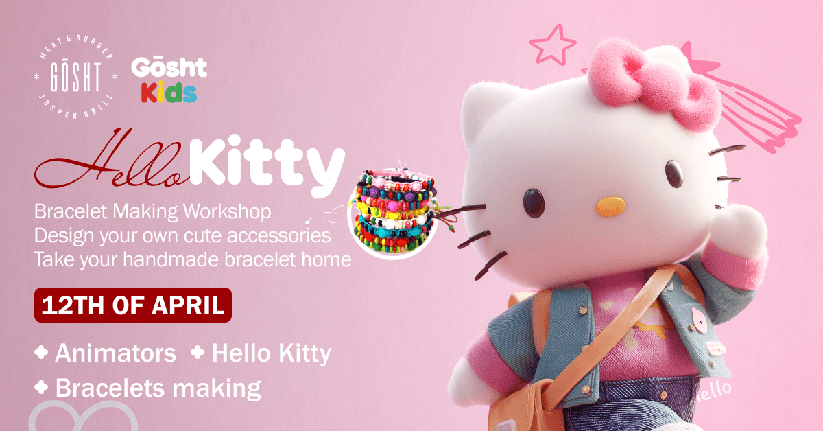 Hello Kitty Bracelet Making Workshop