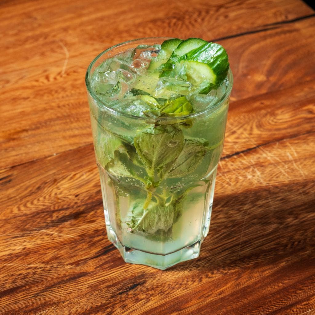 Basil Cucumber Lemonade