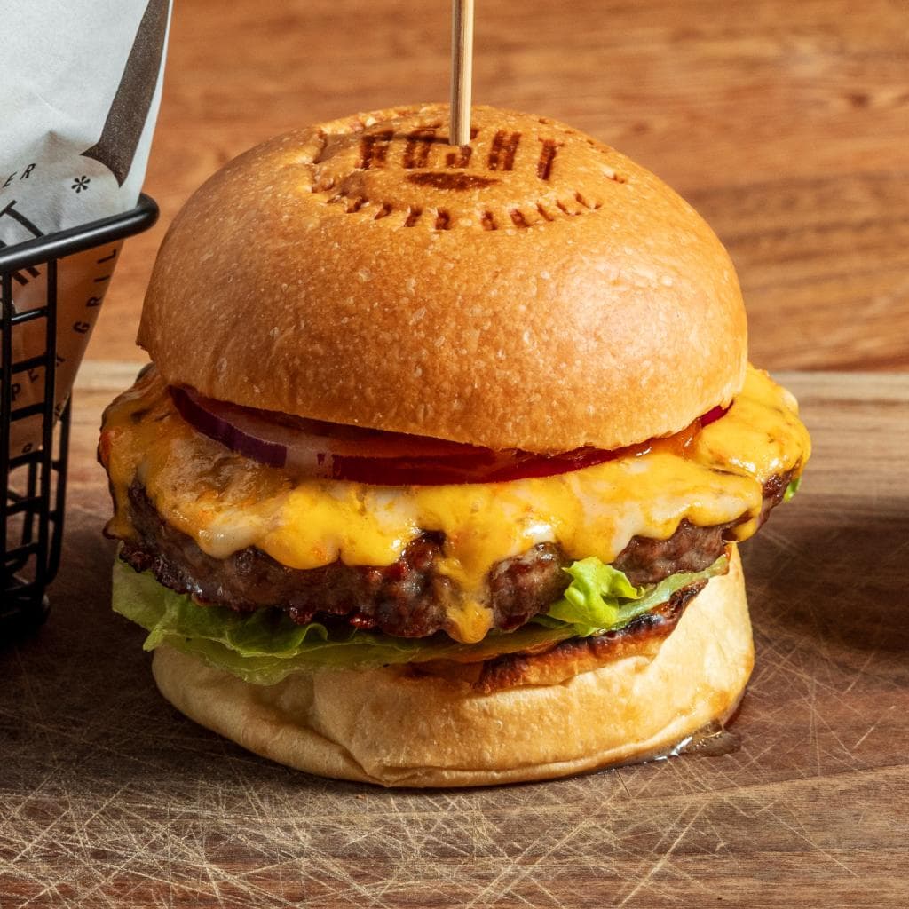 Lamb burger