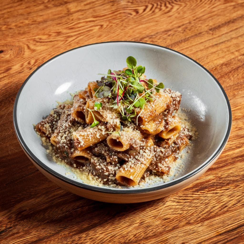 Rigatoni with short rib