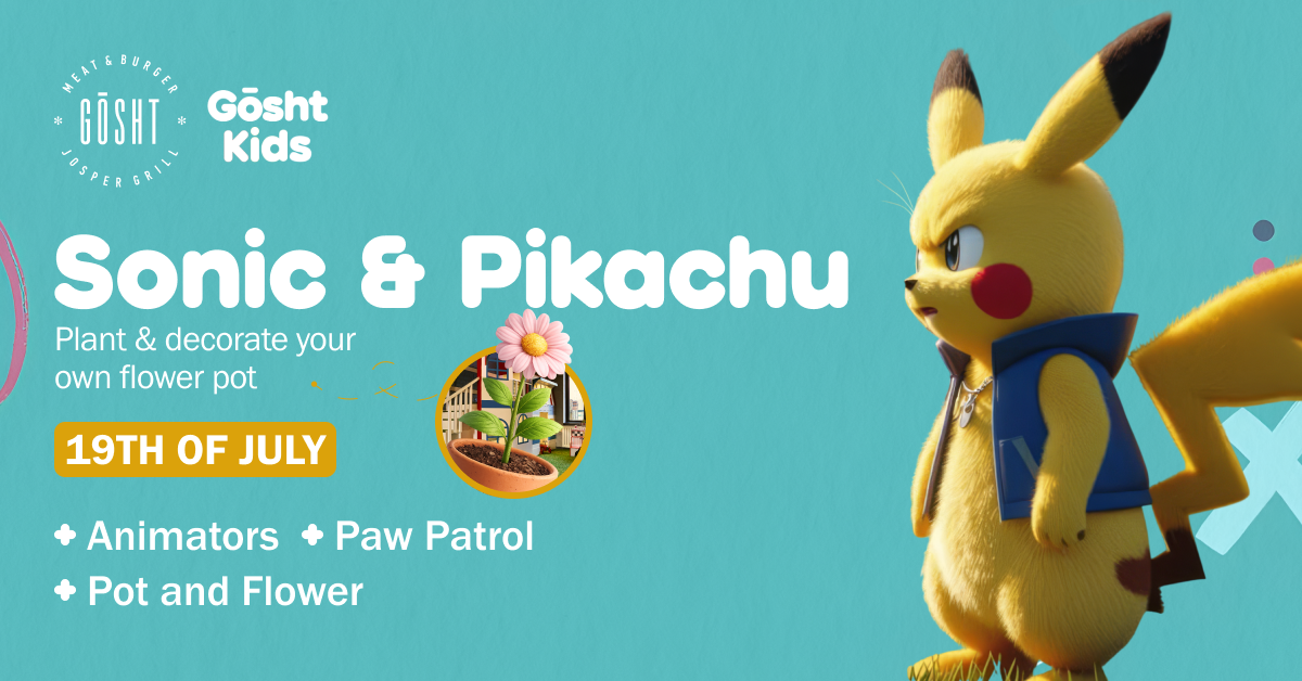 Sonic & Pikachu Flower Pot Workshop